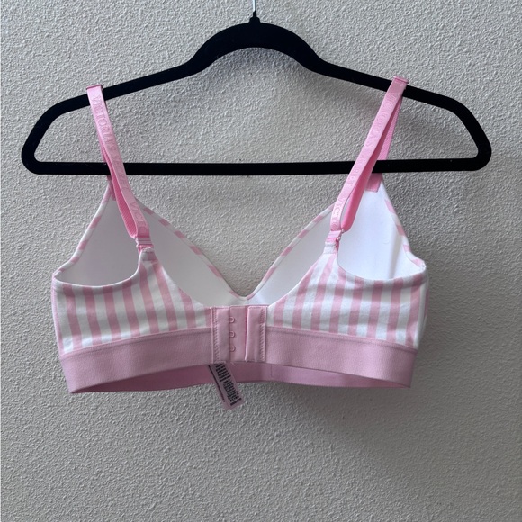 Victoria's Secret Pink and White Striped Bra - Picture 3 of 4